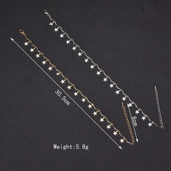 🛍NEW⚡️Silver ⚡️Star Choker - Picture 4 of 7